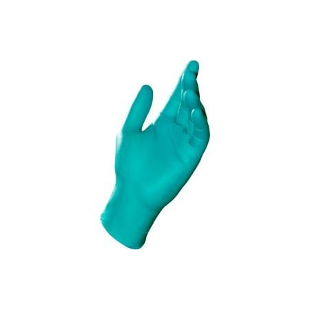 Mapa Professional Solo Green 977, Disposable Gloves, 4 mil Palm, Nitrile, Powder-Free, 7, Green 977017